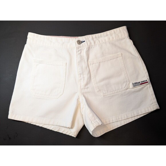 Tommy Hilfiger Pants - Vintage Tommy Hilfiger Size 6 Women's Cargo Carpenter White Denim Shorts